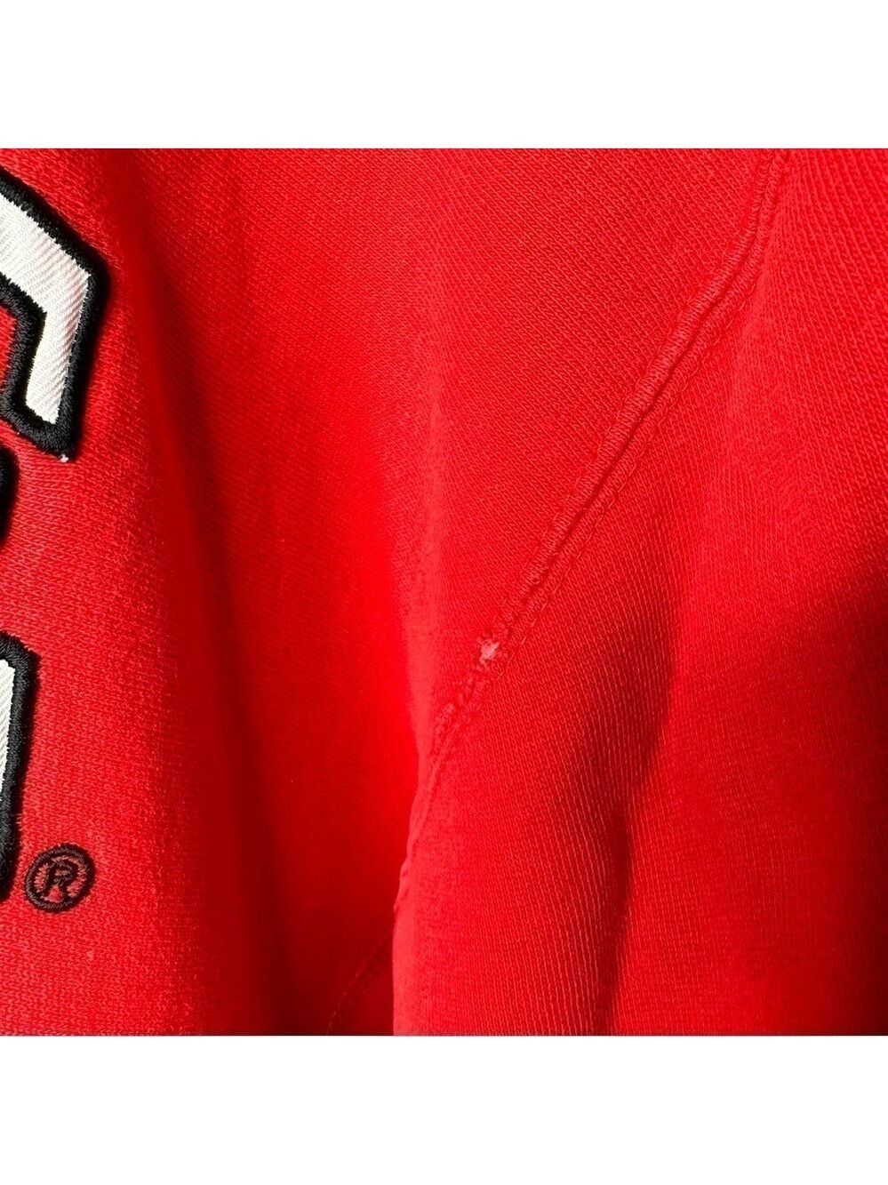 Ohio State Men's Hooded Red Long Sleeve Pullover Sweatshirt Men's Size XXL - Picture 4 of 7